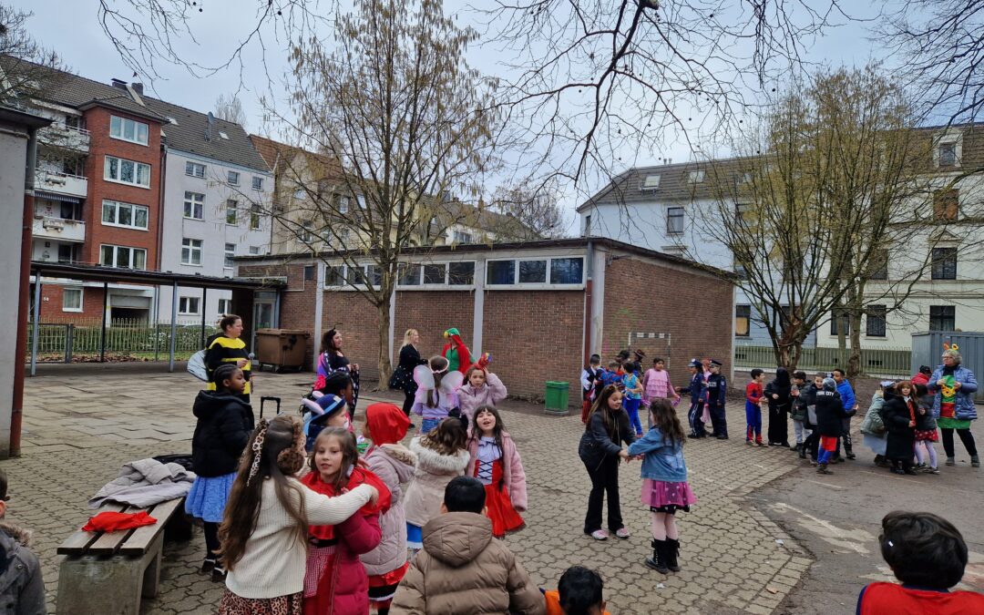 Bunte Karnevalsfeier an der GGS Wrangelschule