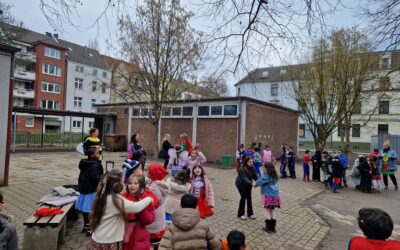 Bunte Karnevalsfeier an der GGS Wrangelschule